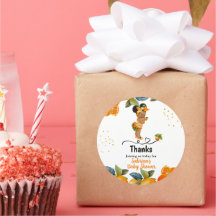 Een beetje Cutie is op haar Weg Baby shower Sticke