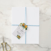 Een beetje cutie is op weg cadeau Label Cadeaulabel (Met Touw)