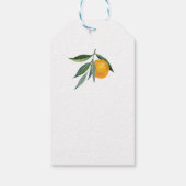 Een beetje cutie is op weg cadeau Label Cadeaulabel (Achterkant)