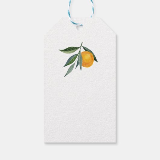 Een beetje cutie is op weg cadeau Label Cadeaulabel (Achterkant)