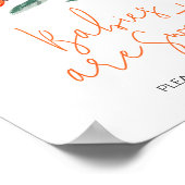 Een beetje cutie op de manier Oranje baby's zijn z Poster (Hoek)