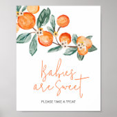 Een beetje cutie op de manier Oranje baby's zijn z Poster (Voorkant)