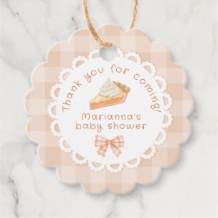 Een beetje cutie Pie Baby shower Dank u Bedankjes Labels