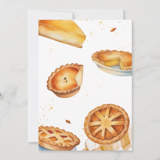 Een beetje Cutie Pie Baby shower Kaart (Achterkant)