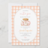 Een beetje Cutie Pie Baby shower Kaart (Voorkant)