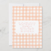 Een beetje Cutie Pie Baby shower Kaart (Achterkant)