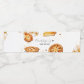 Een beetje Cutie Pie Baby shower Waterfles Etiket (Enkel label)