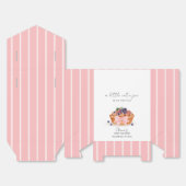 Een beetje Cutie Pie Berry Bow Baby shower Bedankdoosjes (Ongevouwen)