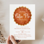 Een beetje Cutie Pie Herfst Pompoen Baby shower Kaart