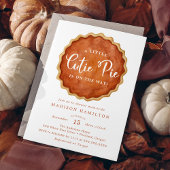 Een beetje Cutie Pie Herfst Pompoen Baby shower Kaart