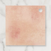 Een beetje cutie Waterverf Sinaasappels Baby showe Bedankjes Labels (Achterkant)