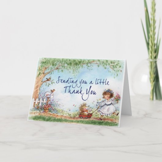 Een beetje dank je bedankkaart (Voorkant)