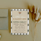 Een beetje Deer is bijna hier Baby shower uitnodig Kaart