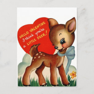 Een beetje Deer VALENTIJN BRIEFKAART