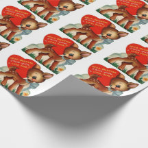 Een beetje Deer |  Valentijn | Papier voor onmidde