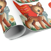 Een beetje Deer |  Valentijn | Papier voor onmidde (Rol Hoek)