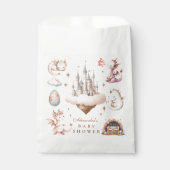 Een beetje draak is onderweg Baby shower Bedankzakje (Voorkant)