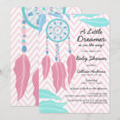 Een beetje dromer citaat Dreamcatcher Baby shower Kaart (Voorkant / Achterkant)