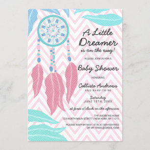 Een beetje dromer citaat Dreamcatcher Baby shower Kaart