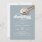 Een beetje dumpen is onderweg naar het Baby shower Kaart (Voorkant)