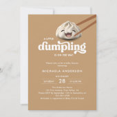 Een beetje dumpen is onderweg naar het Baby shower Kaart (Voorkant)