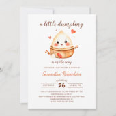 Een beetje dumpen is op de weg Bao Baby shower Kaart (Voorkant)