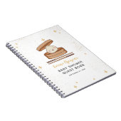 Een beetje Dumpling Baby shower gastenboek Notitieboek (Rechterzijde)