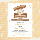 Een beetje dumpling baby shower uitnodiging