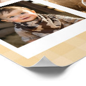 Een beetje dumpling eerste jaar foto mijlpaal teke poster (Hoek)