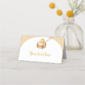 Een beetje dumpling verjaardagsfeestje plaats kaar plaatskaartje (Achterkant)