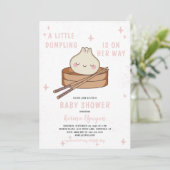 Een beetje duplexen is op weg naar Baby shower Kaart (Staand voorkant)