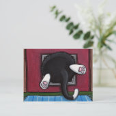 Een beetje een Briefkaart in de vorm van een piek (Staand voorkant)