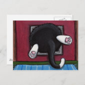 Een beetje een Briefkaart in de vorm van een piek (Voorkant / Achterkant)