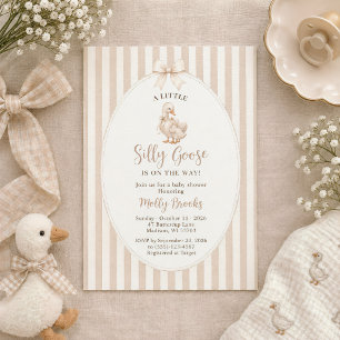 Een beetje een domme gans neutrale baby shower kaart