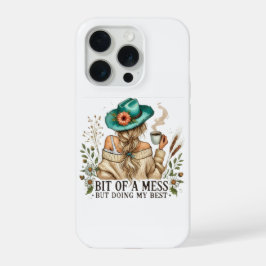 Een beetje een rommeltje maar doe mijn best telefo iPhone 15 pro case