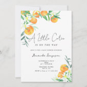 Een beetje een schattige baby shower kaart (Voorkant)