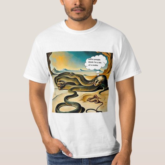 Een beetje een slang t-shirt (Voorkant)