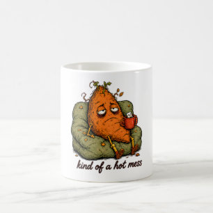 Een beetje een warboel Zoete Aardappel Thanksgivin Koffiemok