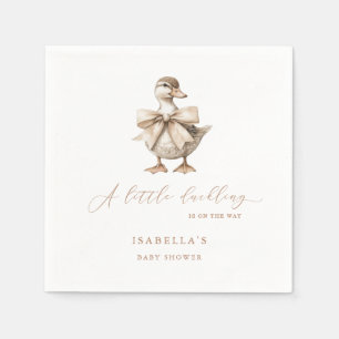 Een beetje eendje Baby shower Servet