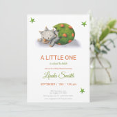 Een beetje eentje staat op het punt om Dinosaur in Kaart (Staand voorkant)