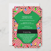 Een beetje Elf is onderweg. kerstBaby shower Kaart (Achterkant)