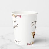 Een beetje espresso martini bruidsfeest papieren bekers (Rechts)