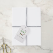 Een beetje Fisherman Baby shower Cadeaulabel (Met Touw)