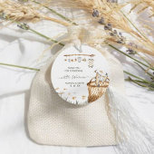 Een beetje Fisherman Waterverf Baby shower Ronde Sticker