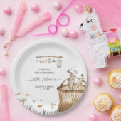 Een beetje Fisherman Waterverf Gevist Baby shower Papieren Bordje (Feest)