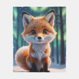 Een beetje foxy fleece deken