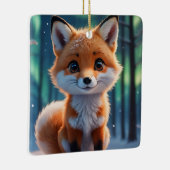 Een beetje foxy keramisch ornament (Rechts)