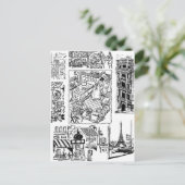 Een beetje Frankrijk Briefkaart (Staand voorkant)