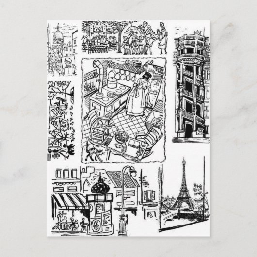 Een beetje Frankrijk Briefkaart (Voorkant)