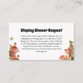 Een beetje Fungi Baby shower Display Douche Aanvra Informatiekaartje (Voorkant)